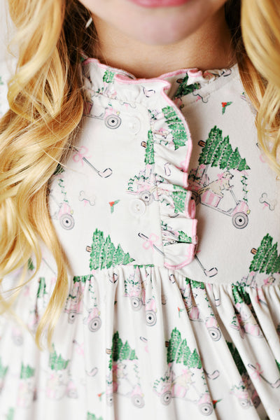 Paw-Tee Christmas Butterknit Play Dress