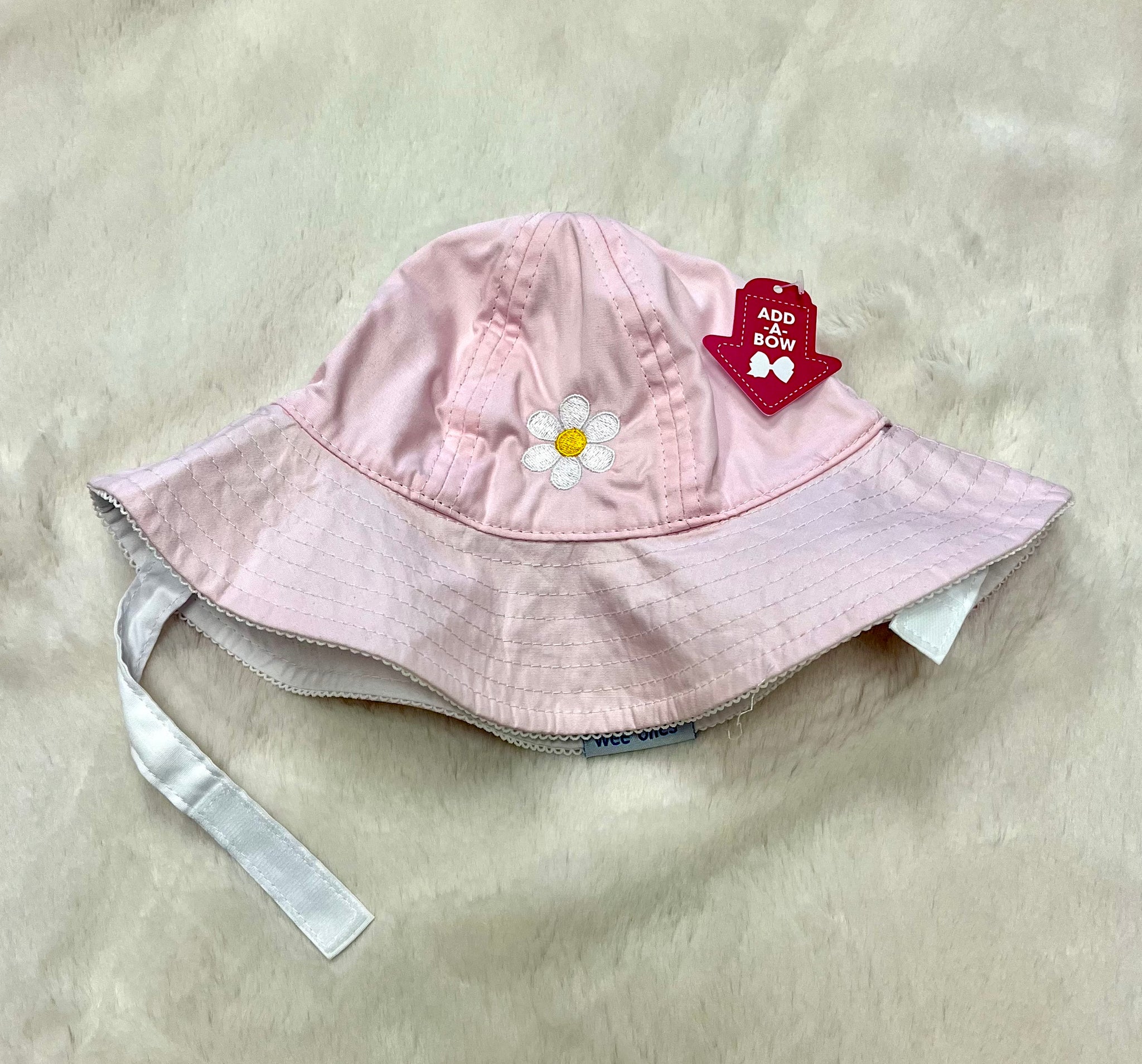 Daisy Embroidered Sun Hat