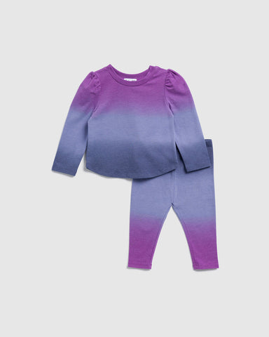 Purple Ombre Long Sleeve Set