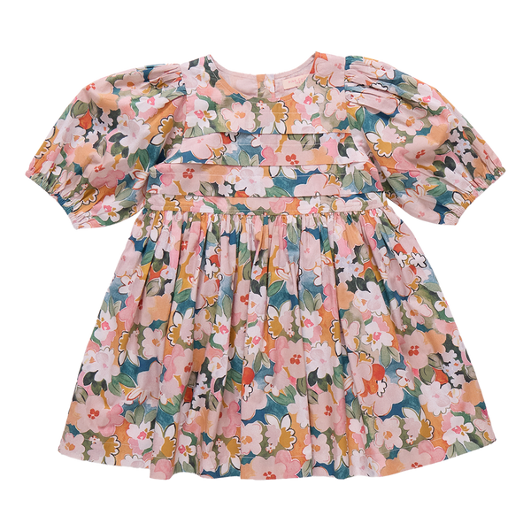 Watercolor Floral Evelyn Dress