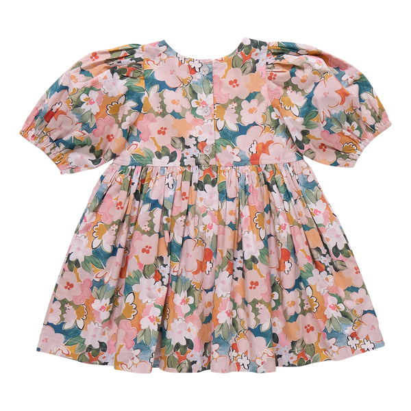 Watercolor Floral Evelyn Dress