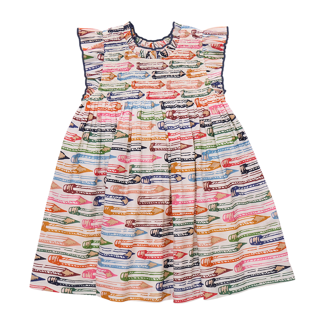 Colored Pencils Stevie Dress