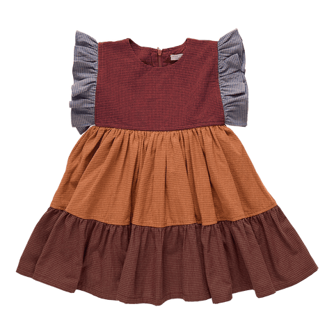 Mixed Checks Kit Dress