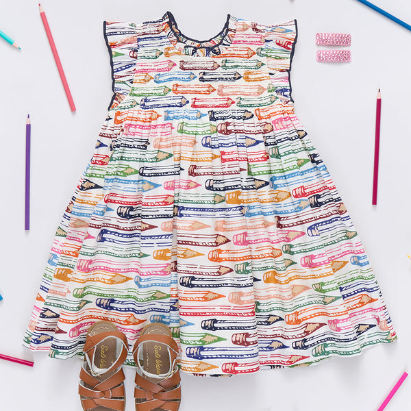 Colored Pencils Stevie Dress