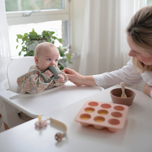 Mushie No-Drop Cactus Teether - Dried Thyme
