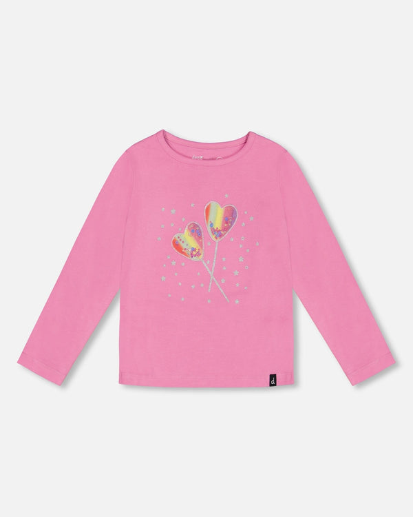 Pink Heart Lollipop Long Sleeve