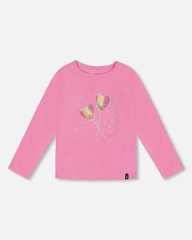 Pink Heart Lollipop Long Sleeve