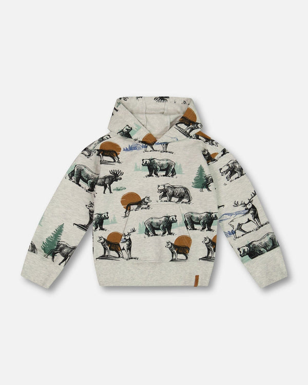 Forest Animals Fleece Hoody