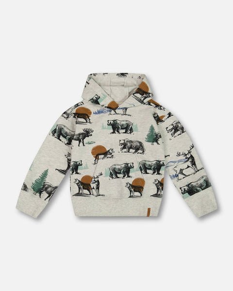 Forest Animals Fleece Hoody