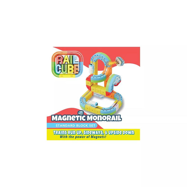 Rail Cube Magnetic Monorail Starter Block Set