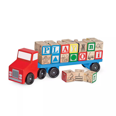MD Alphabet Blocks Wooden Truck 5175