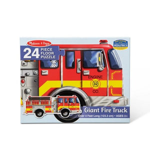 MD Giant Fire Truck Floor Puzzle - 24 Pieces