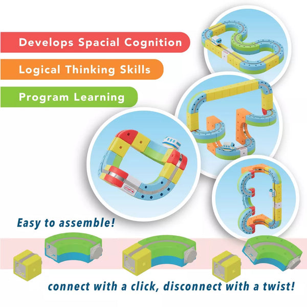 Rail Cube Magnetic Monorail Starter Block Set