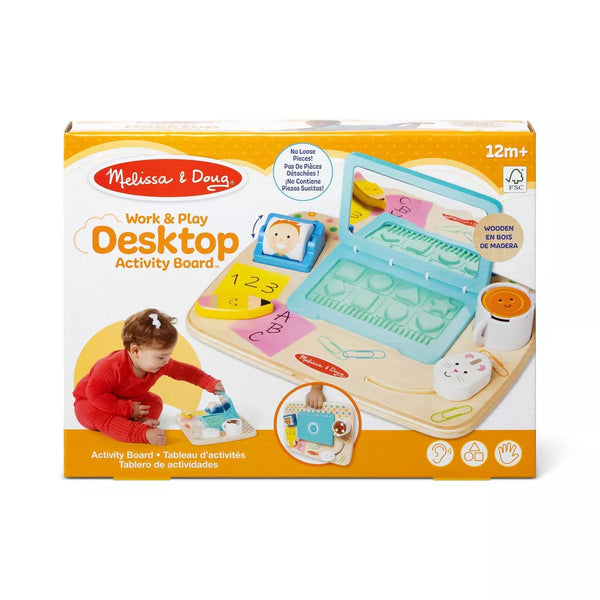 MD Wooden Work & Play Desktop Activity Board