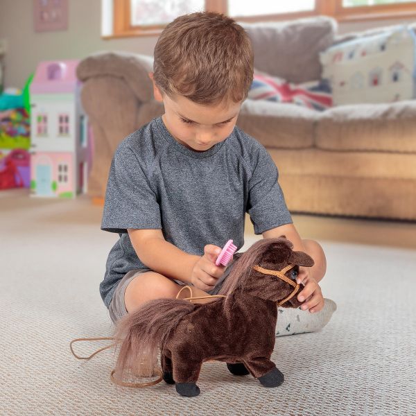 Animigos Trotting Pony - Brown