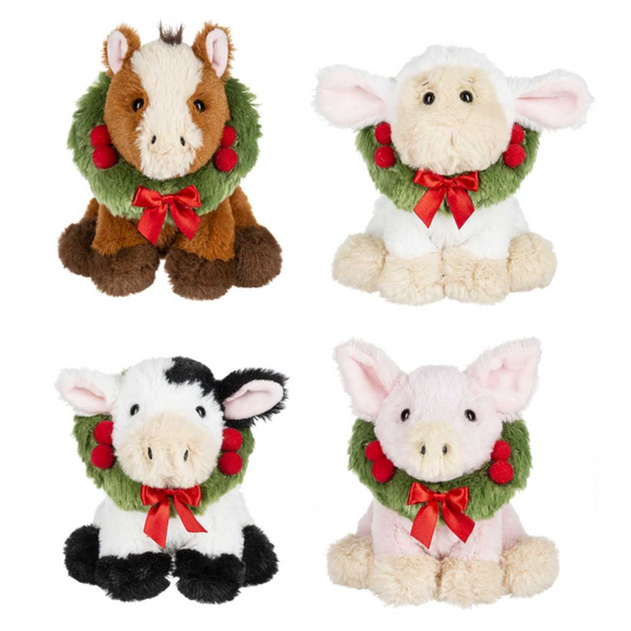 Ganz Little Christmas Wreath Animals