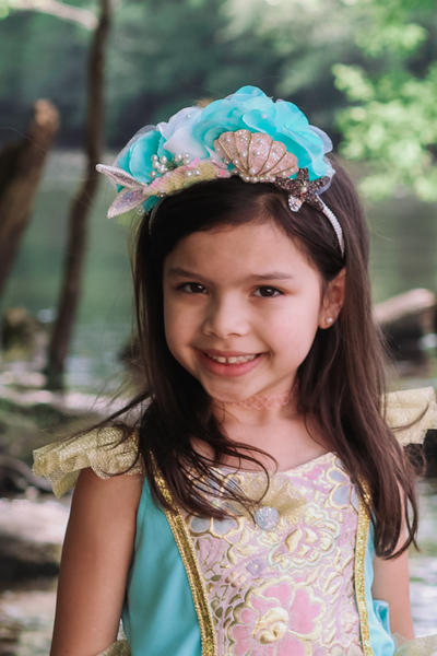 Great Pretenders Mermalicious Headband -Teal