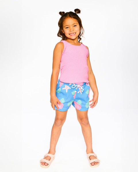 Pink Rib Tank Top