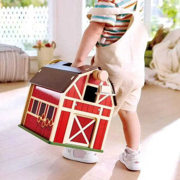 Hape Happy Farm Playset