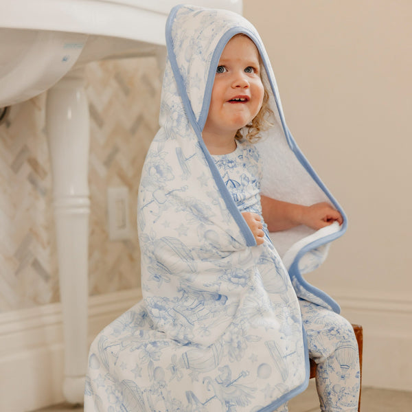 Premium Knit Hooded Towel -Vintage Carnival