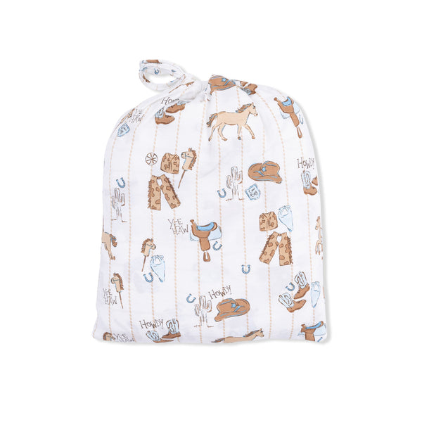 Cowboy Nursery  Crib Sheet