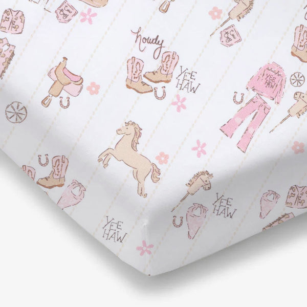 Cowgirl Nursery  Crib Sheet