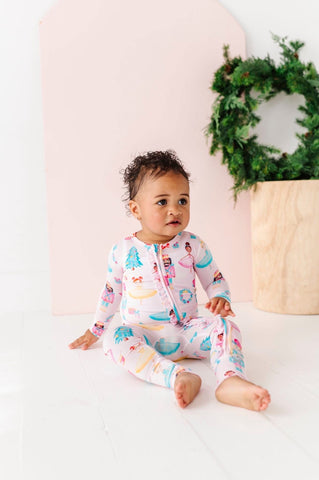 Sugarplum Ruffle Convertible Romper