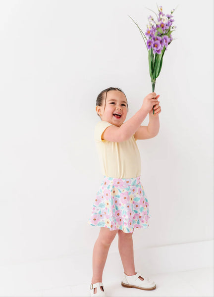 Buttercream Lettuce Hem Top