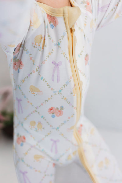 Peep & Petal Zip Romper