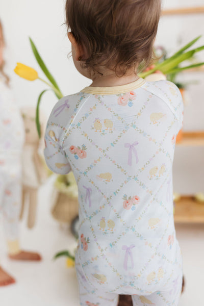 Peep & Petal Zip Romper