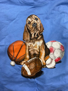 Carolina Blue Sports Puppy Tee