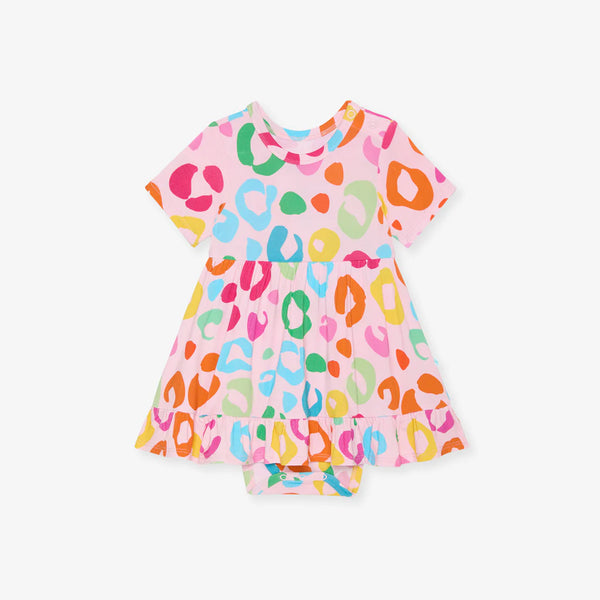 Luella - Ruffled Twirl Bodysuit Dress