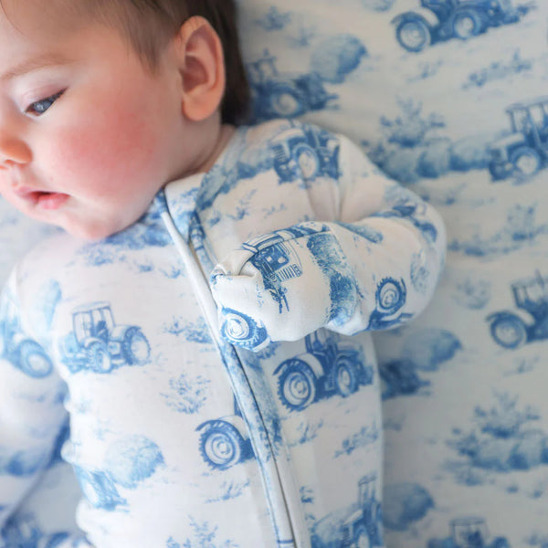 Hudson - Footie Zippered One Piece