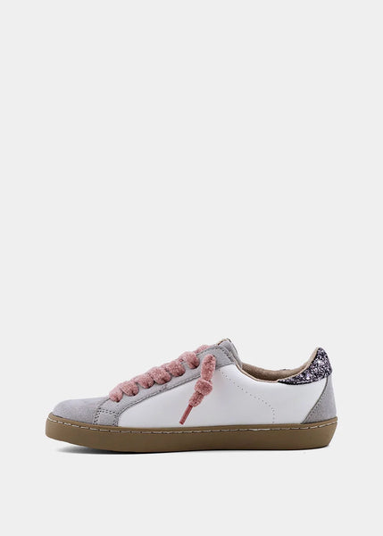 Pewter Glitter Paula Mini Sneaker