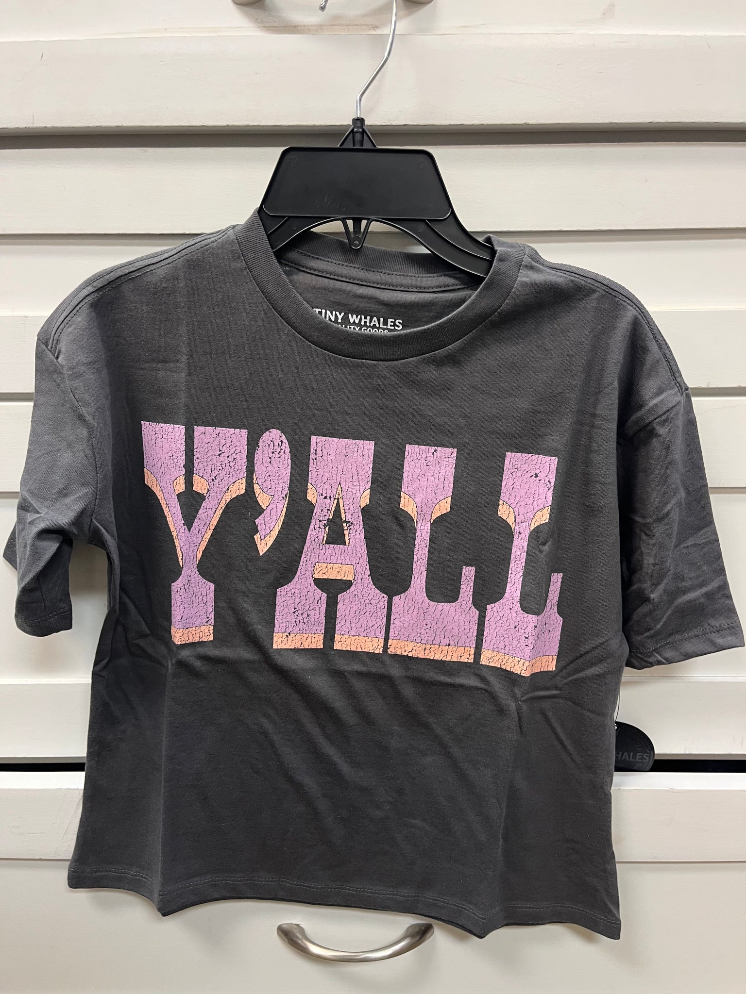 Y'ALL Graphic Tee-Grey