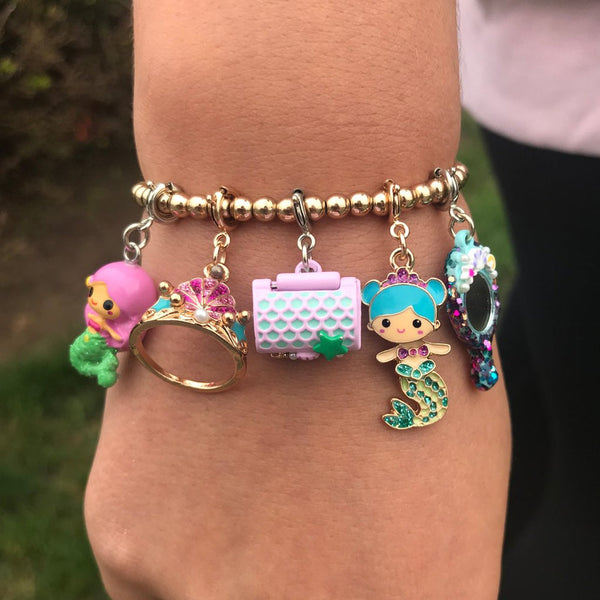 Charm It Gold Mermaid Tiara Charm