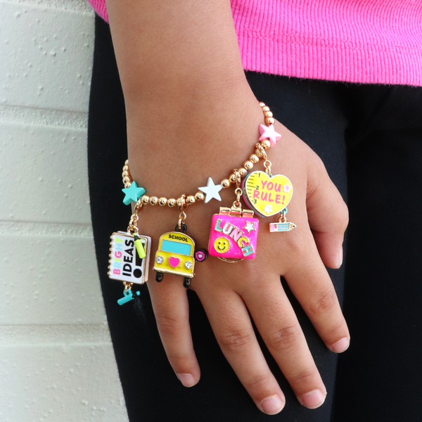 Charm It Gold Bright Ideas Notebook Charm