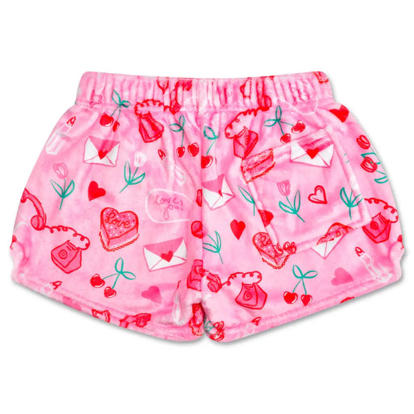 IS Love Doodles Plush Shorts