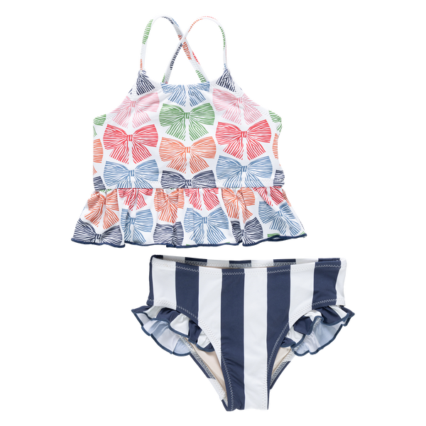 Multi Bows Spring Joy Tankini