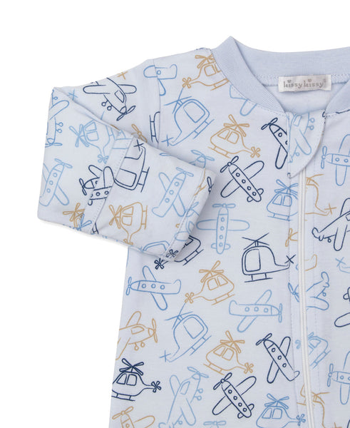 Air Travel Zip Footie