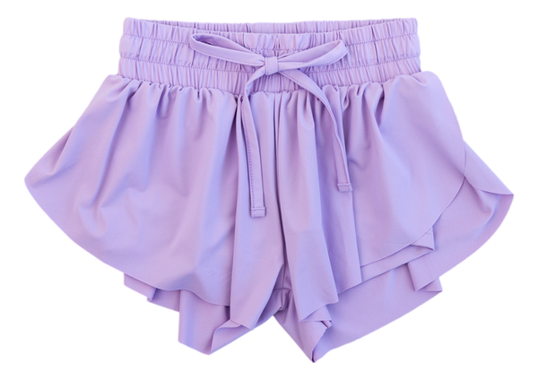 Lavender Butterfly Shorts