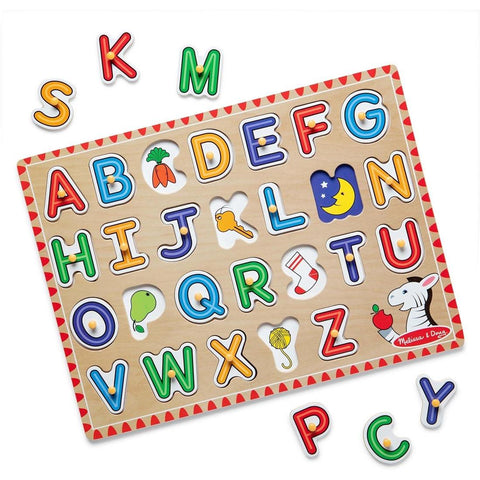 Lift & See Alphabet Peg Puzzle