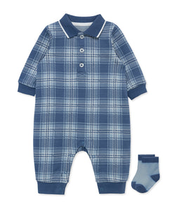 Plaid Coverall