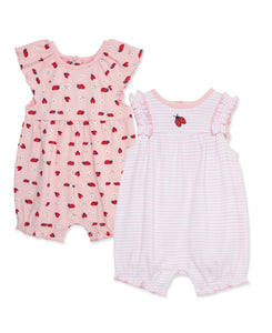 Ladybug 2-Pack Rompers