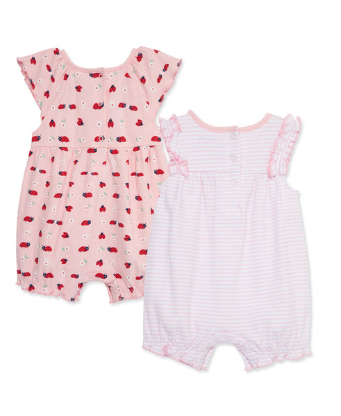 Ladybug 2-Pack Rompers