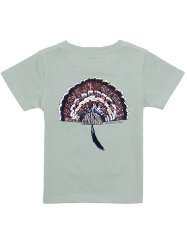 Boys Turkey Mount Tee-Chrome Grey