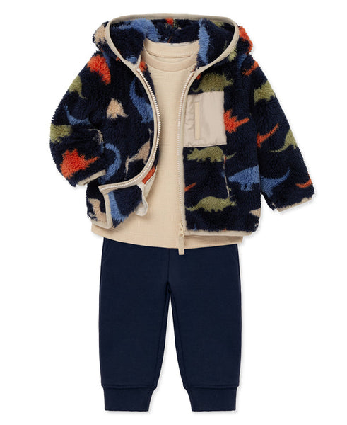 Dino 3-Piece Sherpa Set