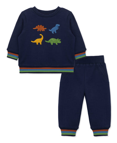 Dino Chenille Sweatshirt Set