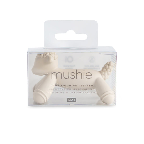 Mushie Lamb Figurine Teether