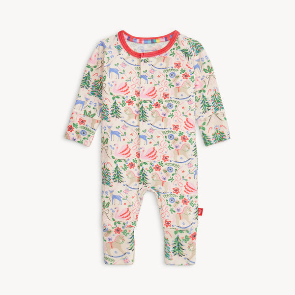 Magnetic Convertible Coverall - Sugar Plum Dreams